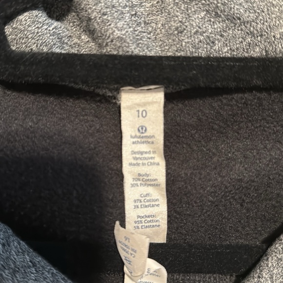 Lululemon dark gray scuba hoodie - Picture 5 of 7